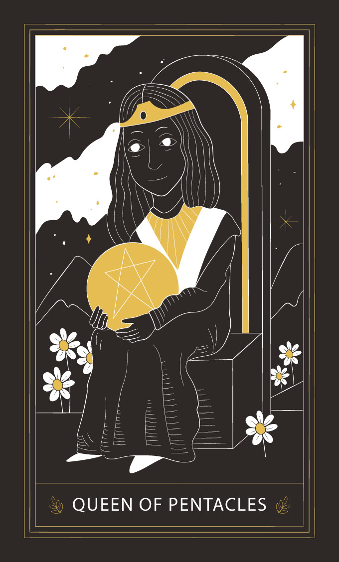 All About Queen Of Pentacles Tarot Card Meanings The Tarot Blog